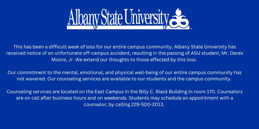 Albany State University tweet media