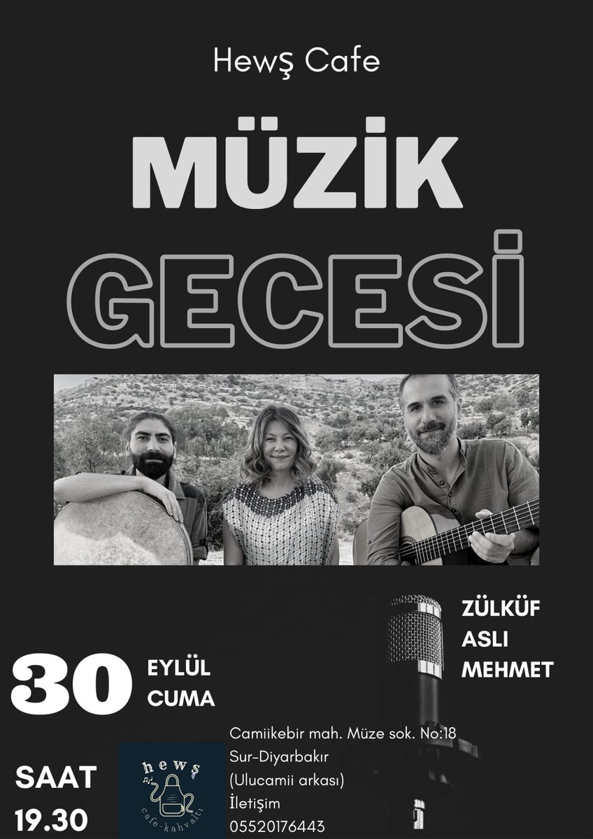 hewshawe's tweet photo. Ücretsiz yapılacak müzik gecemize bekliyoruz 🌼😊 https://t.co/ZSVVKIg3BY