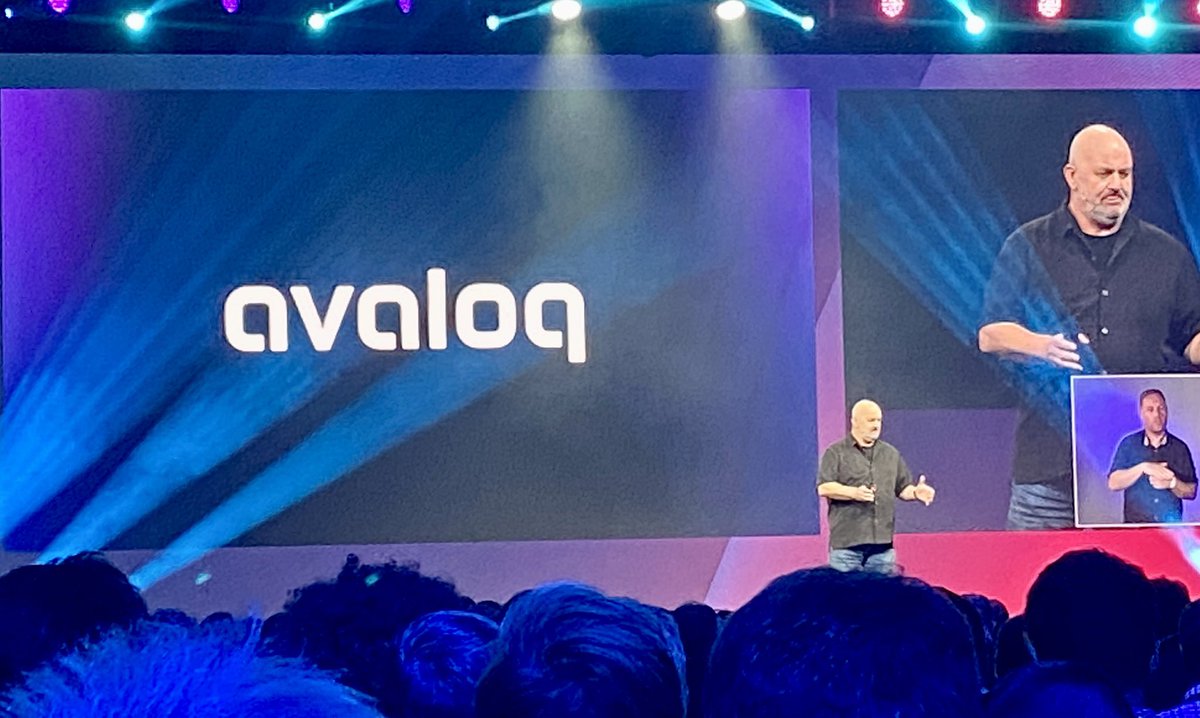 Very proud and honored when <a href="/Werner/">Werner Vogels</a> (CTO @ Amazon) talks about your company at #AWSSwitzerland! (<a href="/Avaloq/">Avaloq</a> did not sponsor the event)