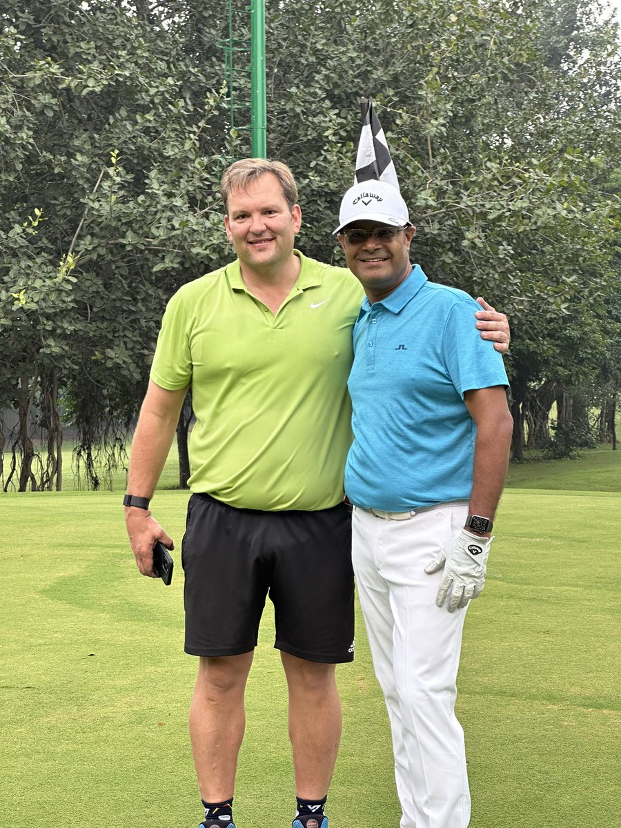 pravinvpatil's tweet photo. Great playing golf with Siegfried Lokotsch early morning today https://t.co/15Yoobo4l5