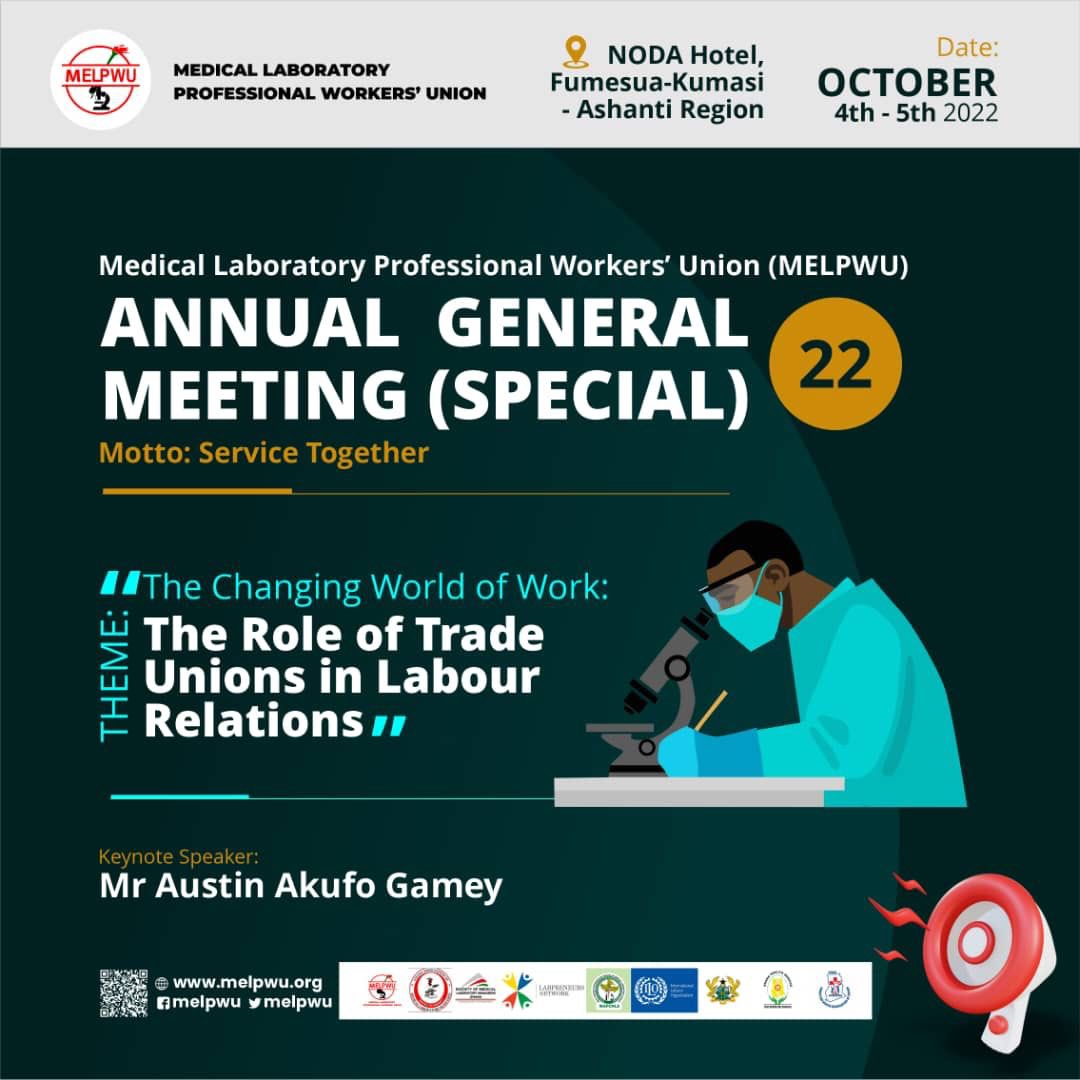 Medical Laboratory Prof. Workers' Union (Melpwu) tweet media