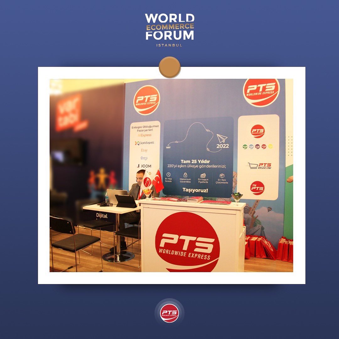 PTS_Turkey's tweet photo. World E-Commerce Forum İstanbul tüm hızıyla başladı. Standımızda değerli misafirlerimizi ağırlamaktan mutluluk duyuyoruz. 

Değerli katılımcılarla 2. gün de standımızda tanışmak için heyecanla bekliyoruz! 

#worldecommerceforum #worldef2022 #worldefnet #pts #logistics https://t.co/lj1DyHNEeQ