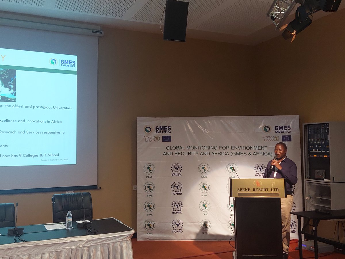 To understand &amp; use #GIS data effectively, capacity building is vital, <a href="/GmesTraining/">GMES TRAINING @MakerereUniversity</a> through @icpac_igad &amp; <a href="/GMESAfrica/">GMES, and Africa</a> provides training on the use of software &amp; tools for #EO &amp; how to use EO data for monitoring natural resources and #FoodSecurity.