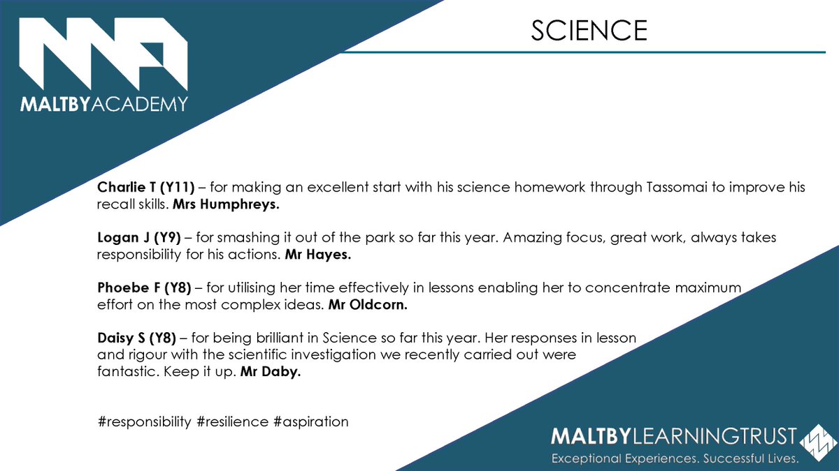 MaltbyAcademy's tweet photo. #responsibility #resilience #aspiration #confidence is shown daily by our maths and science students as they work hard to do their best. https://t.co/z220oHHqSD