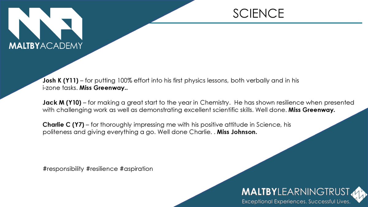 MaltbyAcademy's tweet photo. #responsibility #resilience #aspiration #confidence is shown daily by our maths and science students as they work hard to do their best. https://t.co/z220oHHqSD