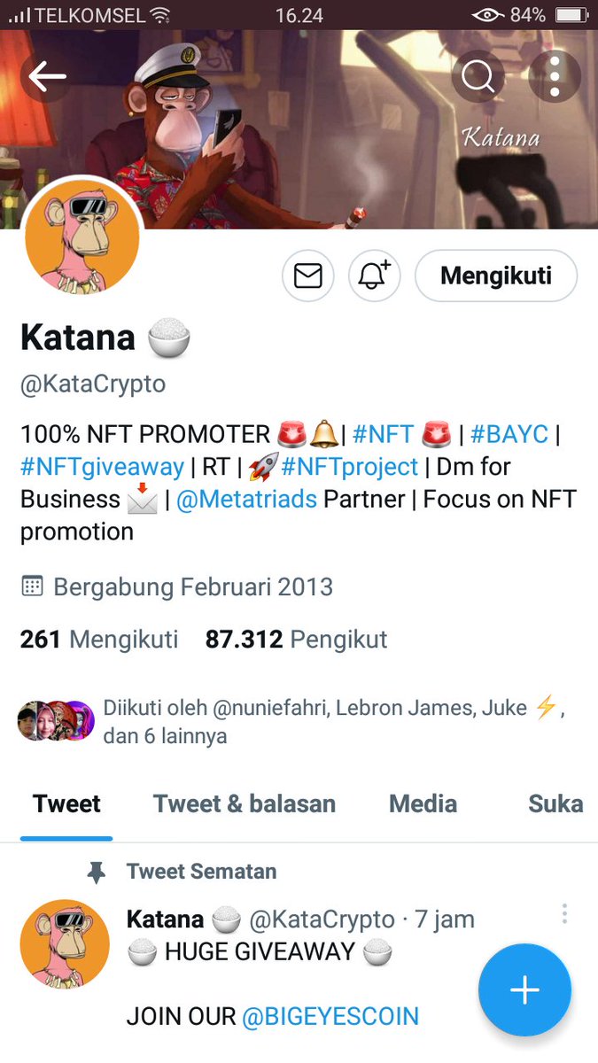 BroDpd's tweet photo. @prctiu @KataCrypto Done https://t.co/BZc6YSHoAF