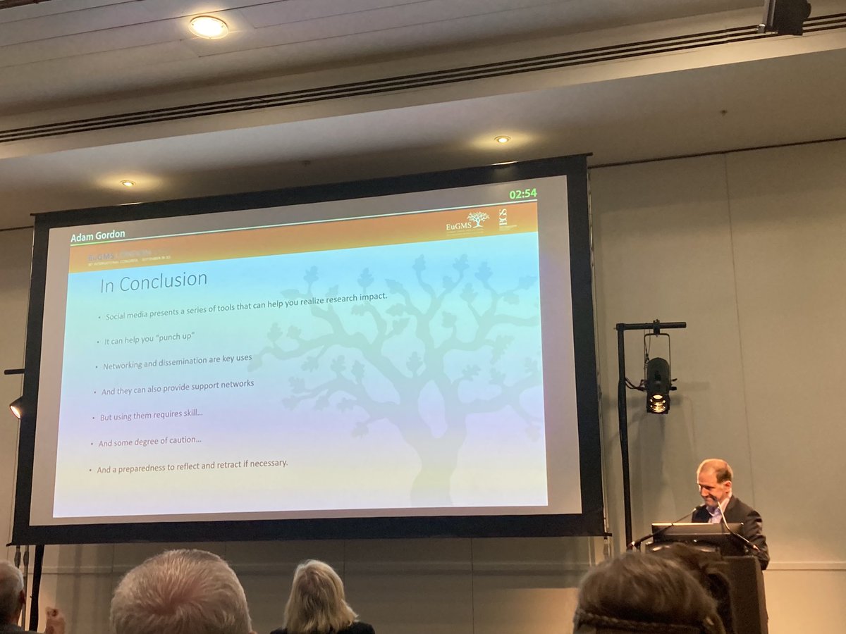 JemimaCollins4's tweet image. Why you should use social media as tools to achieve greater research impact, by ⁦@adamgordon1978⁩ at #eugms2022. I never knew how to use altmetrics.. but now I do.