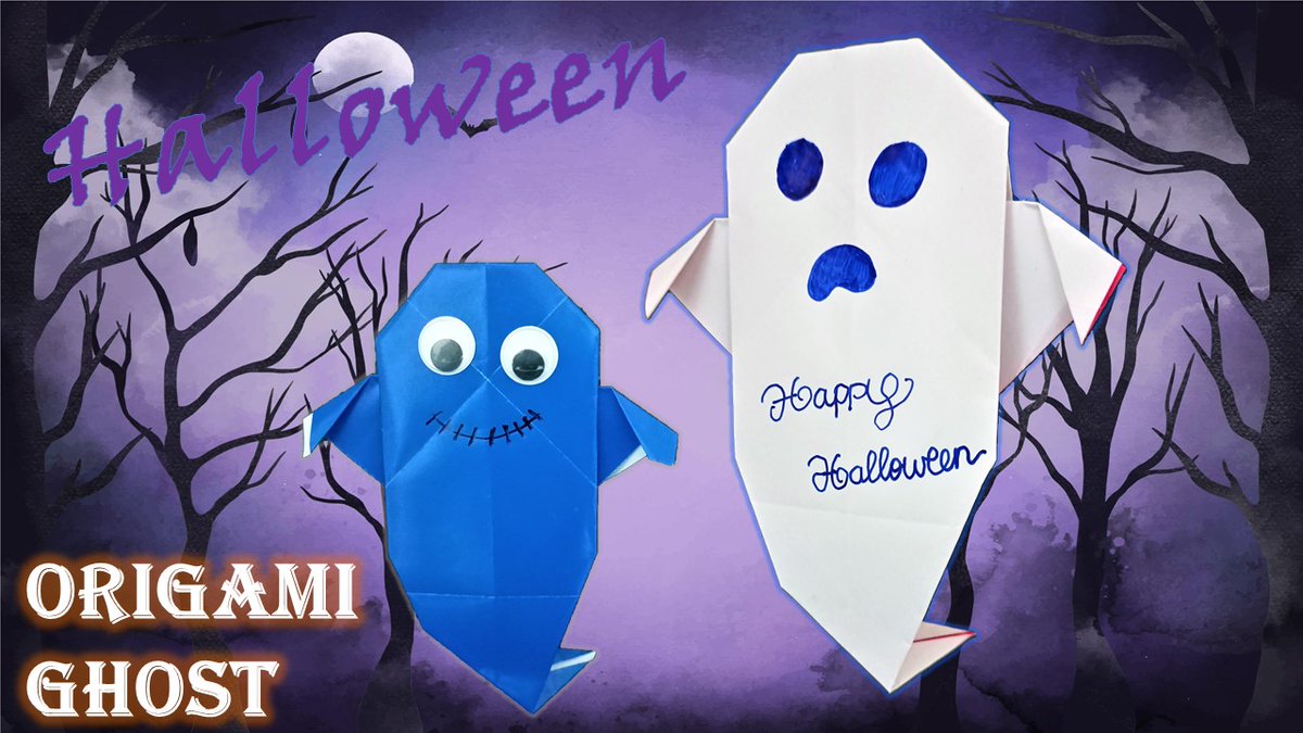 MimiKids_TV's tweet photo. https://t.co/JEnSCZESTa

Origami GHOST easy tutorial | Origami Halloween Ghost tutorial #halloween #easyorigami #papercraft #Origami https://t.co/dNatOtNV4i