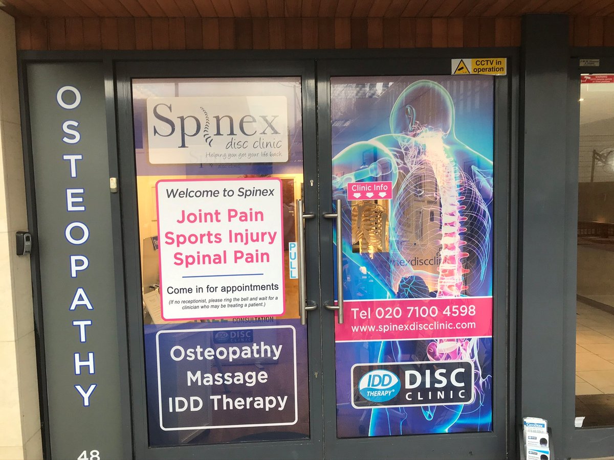 Lots happening in the clinic today.  New team members Thanos and Arturo working on our programmes, focus is to get the best for patients and avoid surgery wherever possible!  spinexdiscclinic.com #London #EdgwareRoad #Osteopathy #IDDTherapy