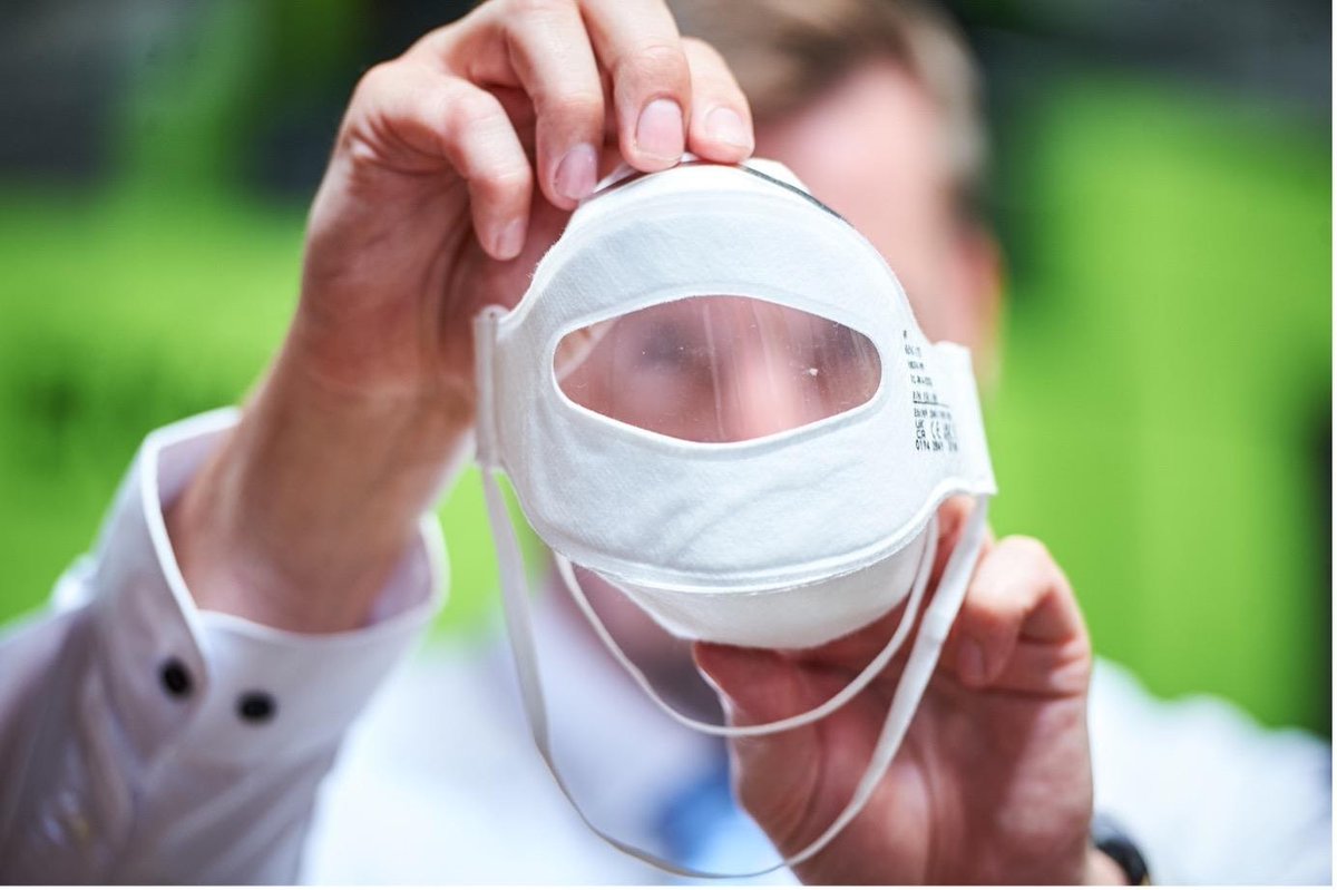 StealthMasks's tweet photo. With the new Stealth Clarity FFP3 Transparent Face Mask, now you can 'see' and 'be seen' by clients and colleagues alike.

#staysafe #safety #protection https://t.co/qMX2iiMbdd
