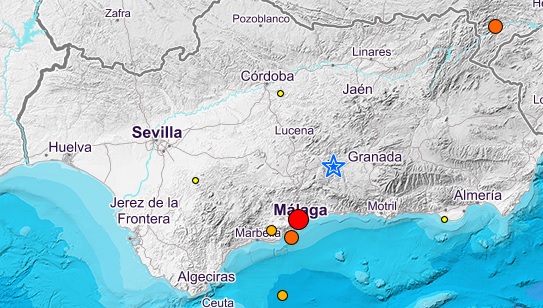E112Andalucia's tweet photo. 🔴 Registrado un #seísmo de magnitud 3.9 y epicentro de #Salar #Granada

➡️ El ☎️ 1-1-2 ha recibido seis llamadas de ciudadanos que lo han sentido: cuatro desde #MoraledaDeZafayona y una en #Loja (Granada) y otra más desde #Torrox (Málaga)

➡️ No constan daños personales https://t.co/8gzoMF3LA5
