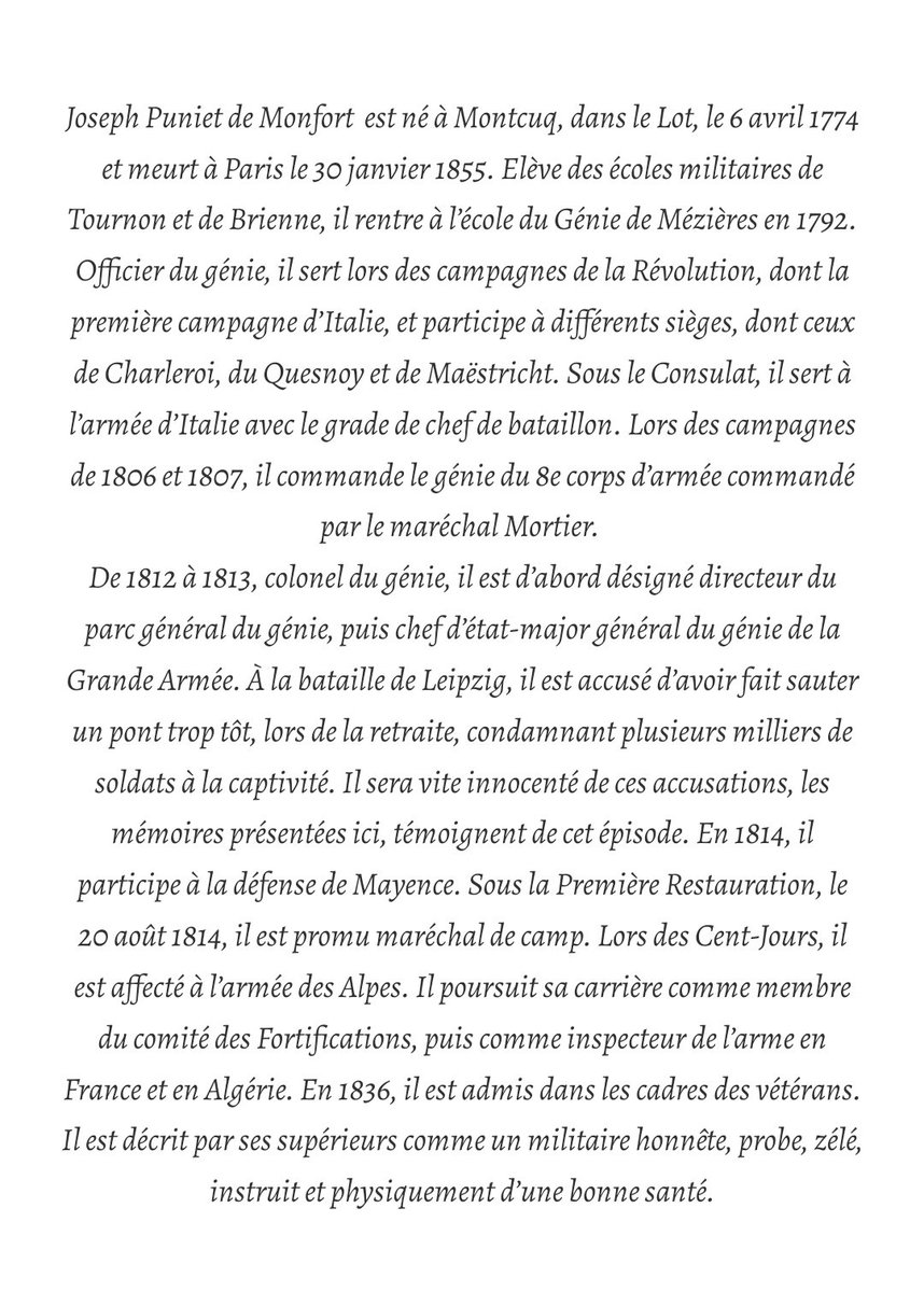 ChopelinP's tweet image. Mémoires (inédits) d'un officier français du génie pendant les guerres de la Révolution et de l'Empire. ⤵️