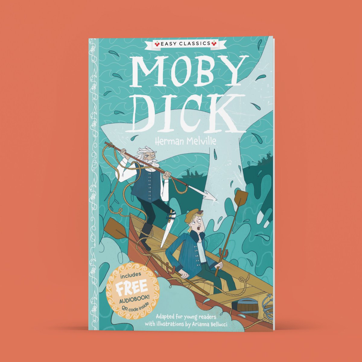 Sweet Cherry Publishing (@sweetcherrypub) on Twitter photo Aboard a magnificent ship, Ishmael hears stories of the dangerous white whale – Moby Dick - and seeks revenge on the creature that took his leg ...
Herman Melville's #MobyDick - adapted by <a href="/GemmaBarder/">Gemma Barder</a> and illustrated by <a href="/ari_bellucci/">Arianna Bellucci</a> for young readers!
sweetcherrypublishing.com/the-american-c… Aboard a magnificent ship, Ishmael hears stories of the dangerous white whale – Moby Dick - and seeks revenge on the creature that took his leg ...
Herman Melville's #MobyDick - adapted by <a href="/GemmaBarder/">Gemma Barder</a> and illustrated by <a href="/ari_bellucci/">Arianna Bellucci</a> for young readers!
sweetcherrypublishing.com/the-american-c…