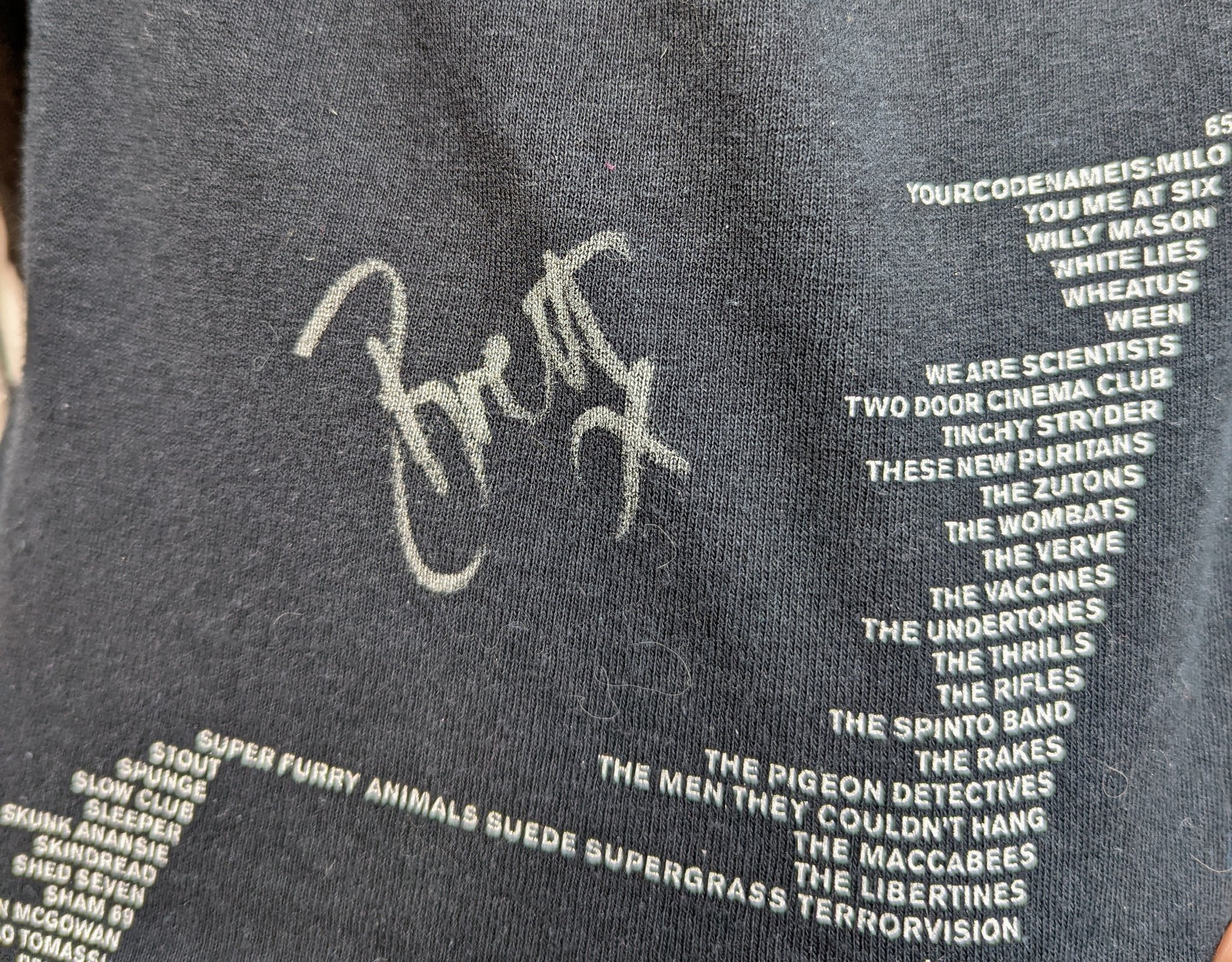 Happy birthday Brett Anderson, ace record maker and T-shirt vandal 