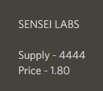 anglio's tweet photo. You bet your ASS my Discord called @SenseiLabsNFT at 1.8 $SOL FP https://t.co/HGdmEeDKCY