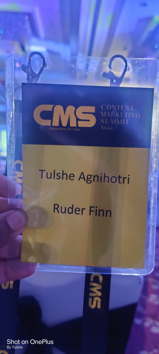 Spending an insightful day at the Content Marketing Summit Asia! 

<a href="/RuderFinnIndia/">Ruder Finn India</a> <a href="/rfthunderindia/">Ruder Finn Thunder</a>