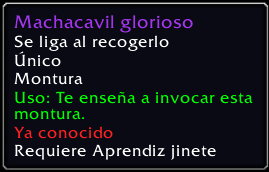 claurrocho's tweet photo. ¡La montura del ejercito de la Luz que me faltaba! 536 monturas!! #RoadTo550  ¡Mira qué objeto he conseguido! [Machacavil glorioso] #Warcraft https://t.co/NQz6BnMwgT