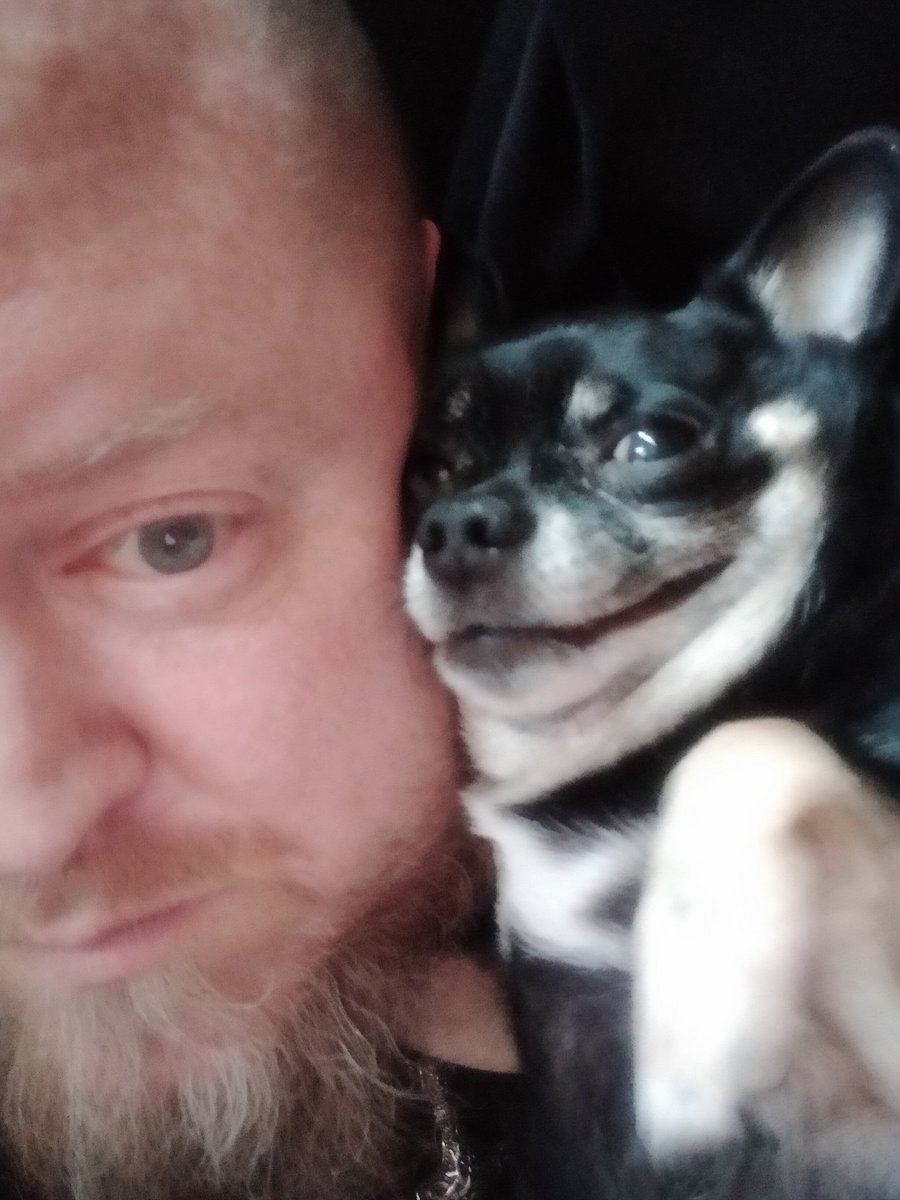 Chilling with my number one fan.