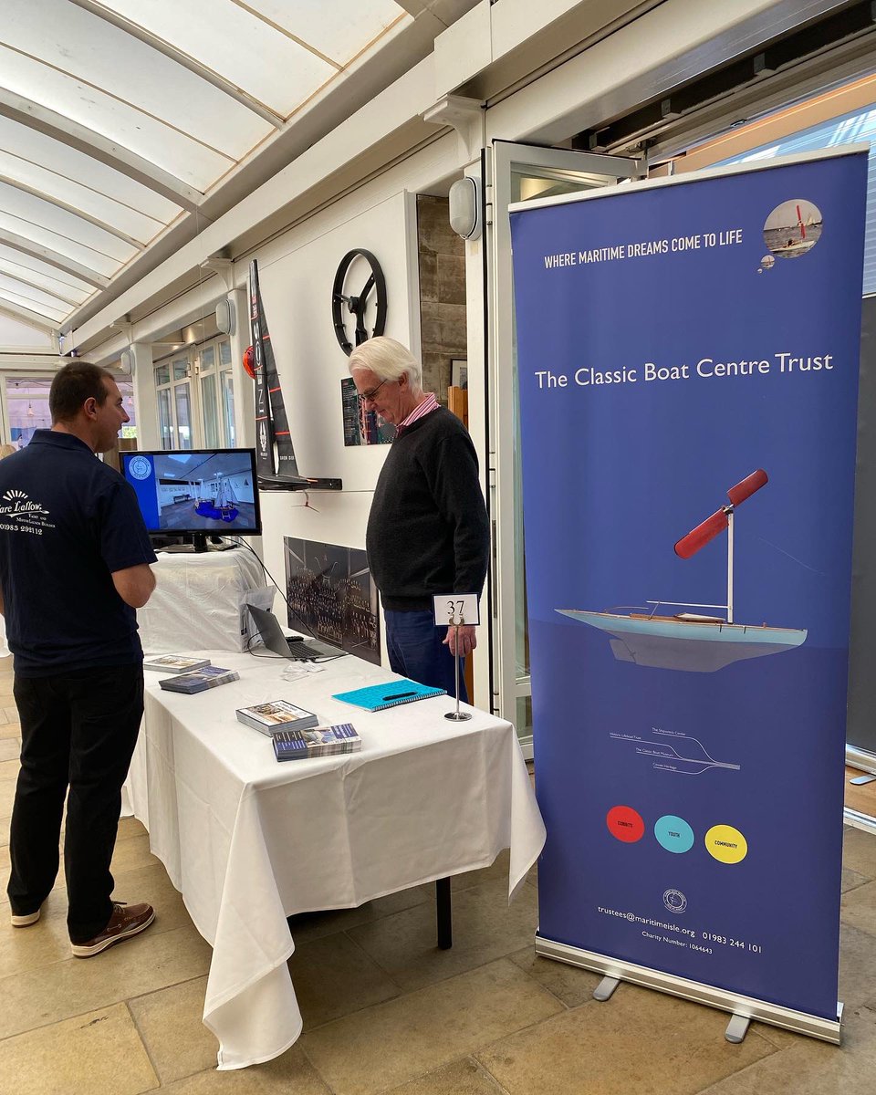 Today we are @royal_squadron for the RYS Isle of Wight Foundation Marine careers fair. Looking forward to seeing students from across the island and the weather is glorious too ☀️ 
.
.
.
#RYS #Careersfair #marinecareersfair #boatmuseum