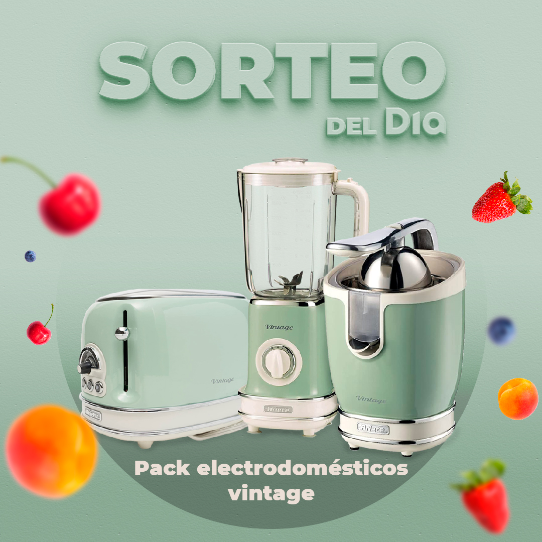 😎Sorteo😎

Suepr pack de electrodomésticos vintage

Participa😜:

👉 Síguenos @dia_esp

👉 Menciona a tu amigx que más aprovecharía estos electrodomésticos y usa el #CocinaDia

👉 Like al post Y RT

⏳ Hasta el 5 de octubre incluido.

BBLL: epr.ms/3ftMMvH