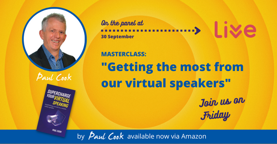 planetplanitbiz's tweet photo. Join me tomorrow (30 September) when I will be on a panel discussing ways to get the most from virtual speakers.
We'll be live between 2.00-2:45PM BST. Register here:
https://t.co/xMDyUOywVl
#VirtualSpeaking #eventprofs #PublicSpeaking https://t.co/jgcqZcjaOI
