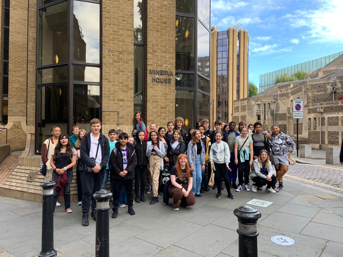 We found Minerva House! We're right in the centre of London today, starting at the Golden Hinde near London bridge, then walking on down to Westminster later on!