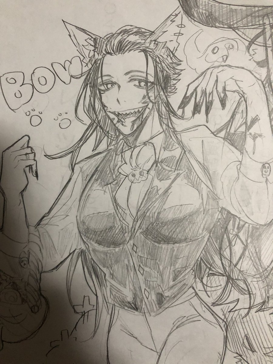 授業中に描いて友達に見せたら偉く気に入ってくれたハロウィン絵
奥の魔女ちゃん気にってくれたので別で新しく描いて差しあげたらすごい、飾るわとか今まででいちばん嬉しいとか言われて今めちゃくちゃに嬉しいし機嫌が有頂天
絵描きはみんなチョロ(((