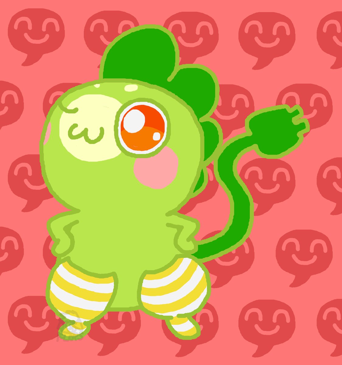 AutisAwsome's tweet photo. Got more cocotama art! This time these are more in my style. Geracho poses dramatically. With and without pants and some cute socks. Cocotama belongs to bandai and tv tokyo #anime #cocotama #cute #geracho #fanart #art #digitalart #chibiart #chibi #socks #pants #pantsu https://t.co/tl4Izwd873