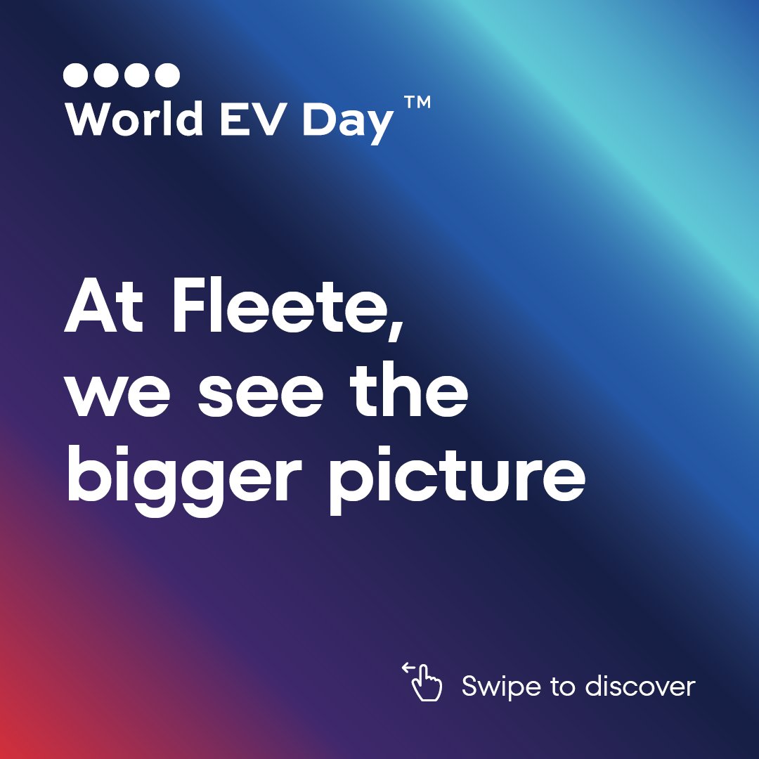 fleetegroup's tweet photo. This @World_EV_Day, we join the global movement towards an all-electric future. https://t.co/eDOI6wbnXi
