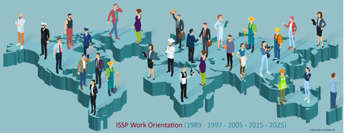 ISSP_survey's tweet photo. WORK ORIENTATION will be the topic of the upcoming ISSP 2025. Repeated for the 5th time, this series will cover more than three decades, an economic crisis &amp; a global pandemic, providing researchers with many opportunities to study #SocialChange.
#WorkLifeBalance #workcentrality https://t.co/CrpgH0tFKr