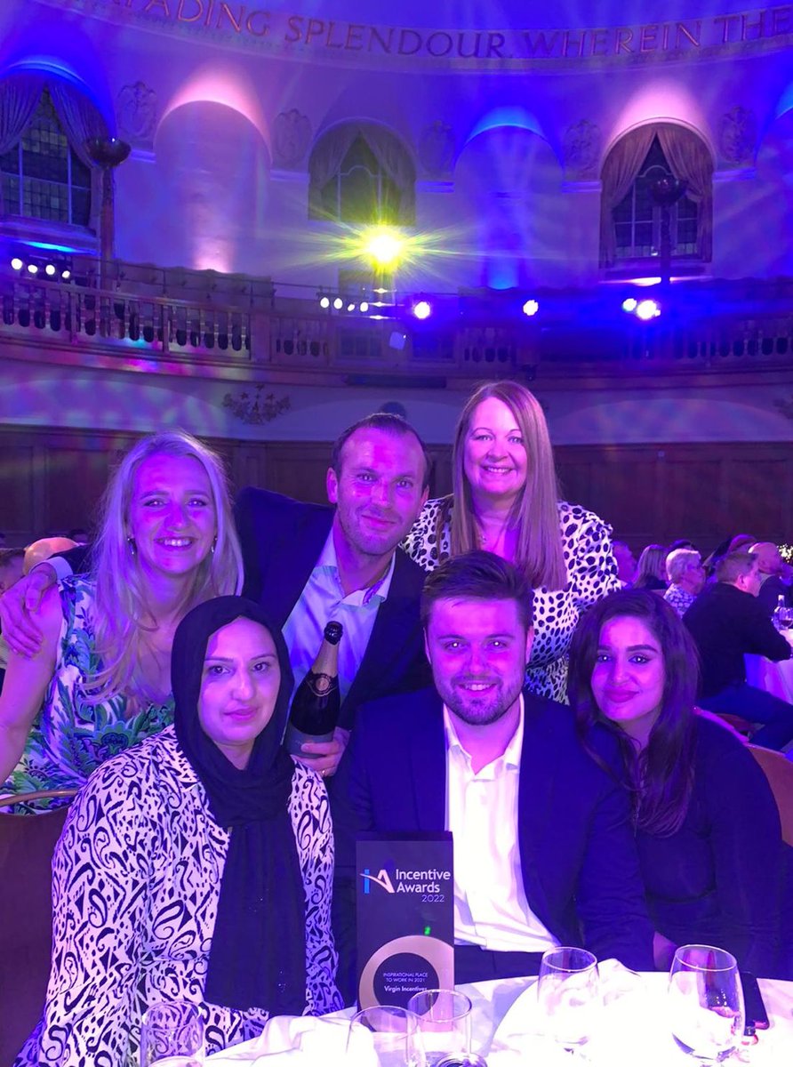 VirginIncentive's tweet photo. 📢 We're thrilled to share Virgin Incentives won Inspirational Place to Work Award at the @IAwards2022  2022 🏆🥂👏

Our people are the heart of our business! We're so proud of all our teams that have worked hard on creating an amazing workplace culture ❤🙌

A great event!🥳👏🏻 https://t.co/KVrAI4VzQr