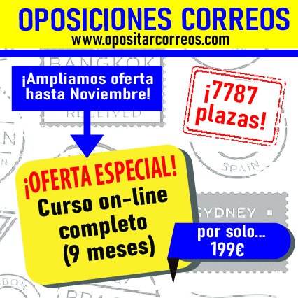 Prepárate las oposiciones de correos con nuestro curso On-Line  y consigue tu plaza para 2023

¡Ampliamos oferta hasta noviembre!