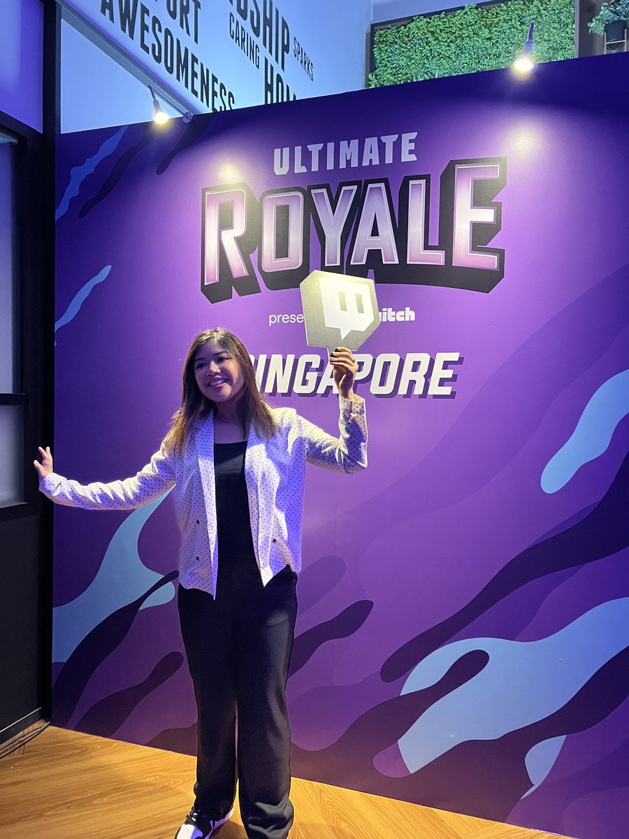 _tashbunny's tweet photo. The real reason why I came down to Singapore! Brawlhalla Ultimate Royale by @Twitch ! Thanks so much for bringing me over to cast with @HaulerTv ! https://t.co/M44PqmdFzu