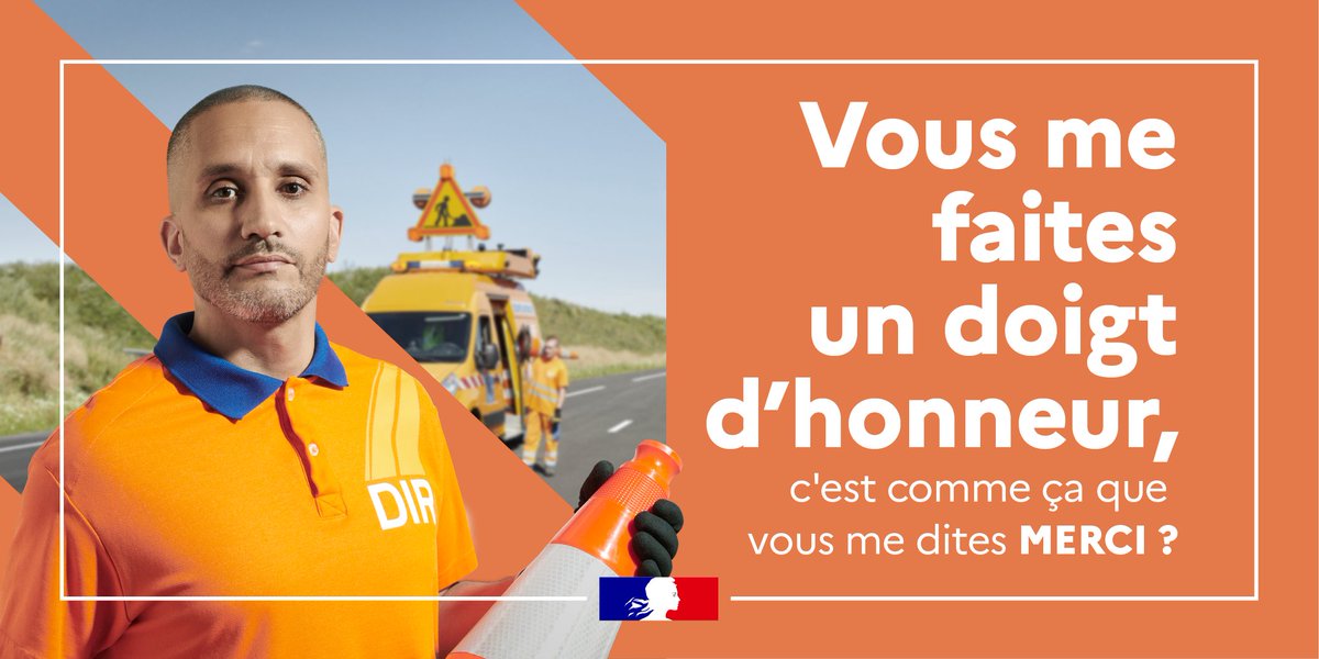 🦺 "On m'a fait un doigt d'honneur alors que j'étais en route pour sécuriser un accident qui venait de se produire" Fabrice, chef d'équipe à la DIR Ouest depuis 11 ans

Ces #incivilités ne doivent plus rester impunies !

Respectez leur travail, respectez les !