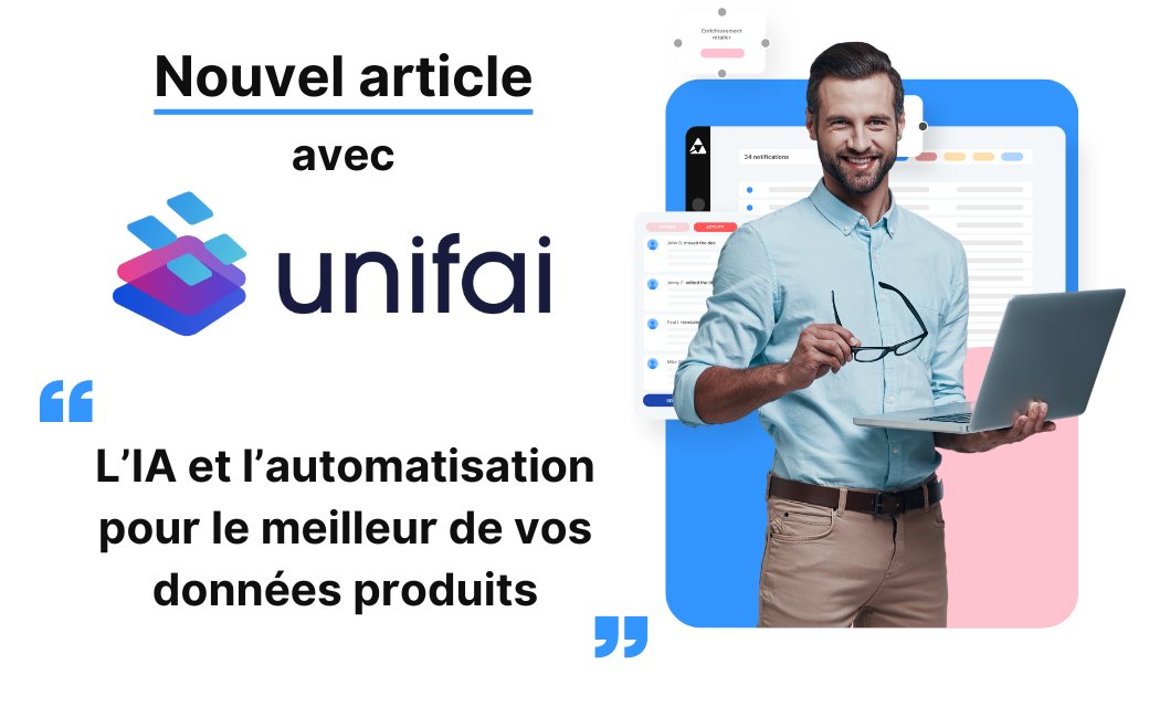 [Nouvel Article] 📑 Avec Unifai
Une fiabilité des données imparables ! 🛡️

Quable &amp; Unifai, à quoi sert cette alliance ? C’est l'assurance d'avoir des données fiables et de qualité ! ✔️

À découvrir juste ici 👇

hubs.la/Q01nxL8J0

#ecommerce #IA #PIM #partnership #customer