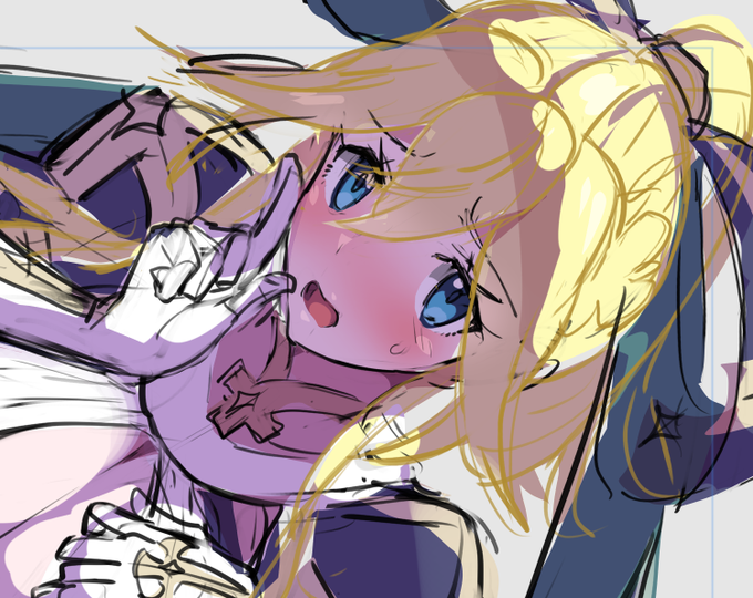 pixiv・ニジエ用イラストのカラーラfまで。FANBOX限定絵が投稿し終わった後で続きの着手予定。 