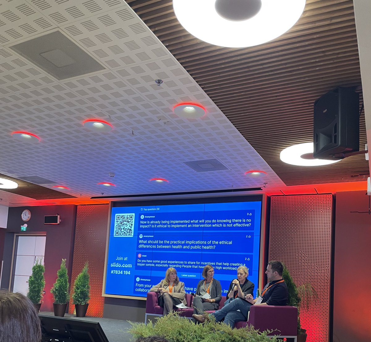 Full house attendance today at the welcome ceremony of the 13th EUSPR and informative discussions about Ethical Challenges of Prevention. #euspr <a href="/euspr/">EUSPR</a>