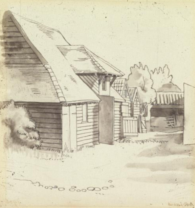DulwichHistory's tweet photo. Vintage image: Constable's farm, Court Lane, Dulwich, 1906 #LocalHistory https://t.co/CFWutdVJ45
