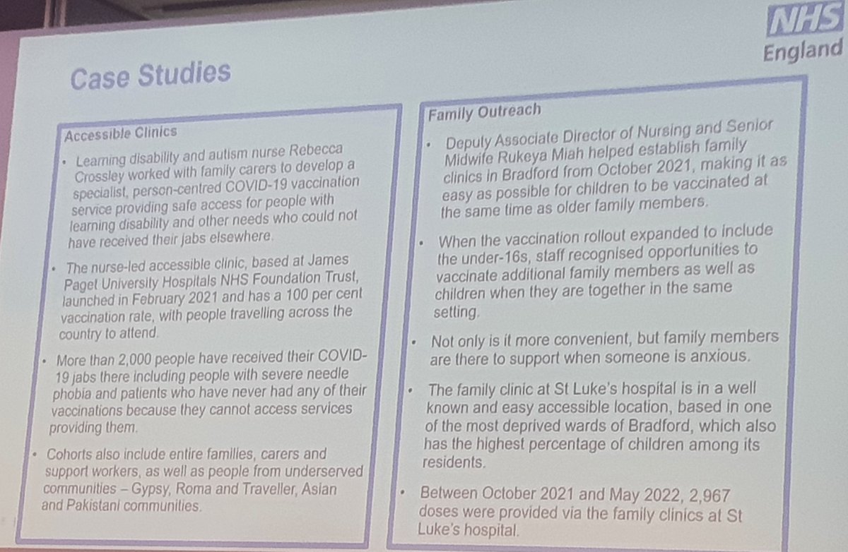 Steve @steve_r76  celebrates nursing teams in #vaccination delivery #CNOSummit2022 
Understanding
1) confidence- trust, safety, health literacy
2) convience- ease of access & time
3) complacency- is it a risk
@nurses4ph @CSHSurrey #WeLDNs
#COVID19 #COVID19vaccine 
@teamCNO_