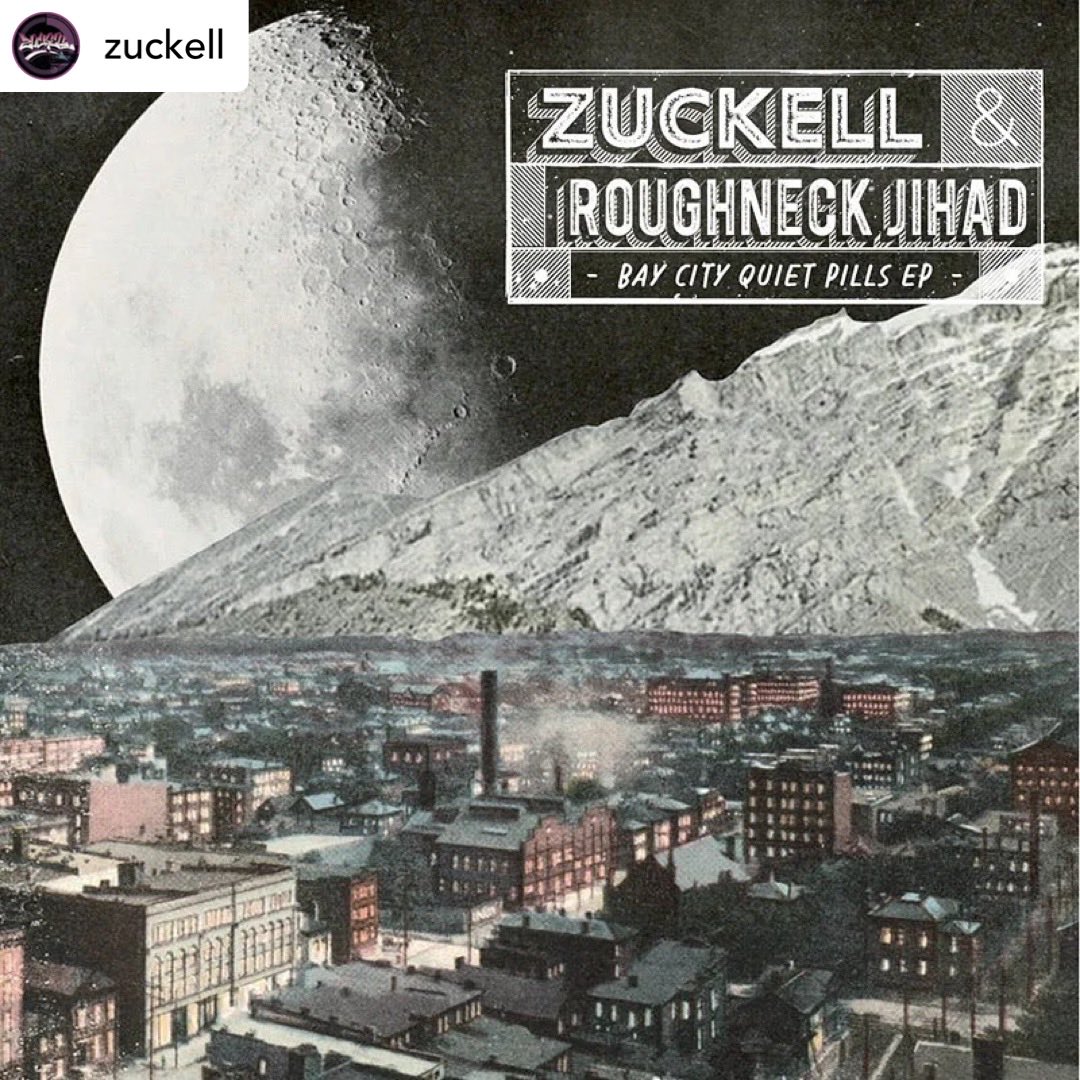 roughneckjihad's tweet photo. Get this EP by @Zuckell and Roughneck Jihad Bay City Quiet Pills 💊 on https://t.co/yGeqFGyXYB this Friday 5 Bangers 5 insts. Cover by @misfitsleep Station Z Transmissions #limitededition #keepvinylalive #turntablism #lyricism #backpackrap #londonhiphop #bayarea https://t.co/0MuAV4GZAe