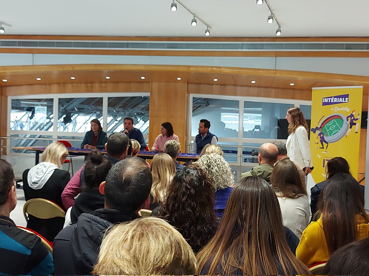 RemyComiotto's tweet image. #interiale 
Martine CARLU DG Groupe INTERIALE et les principaux Dir font le point sur la très bonne santé du Groupe et les perspectives lors du comité ITE LEAD au Stade #Charlety