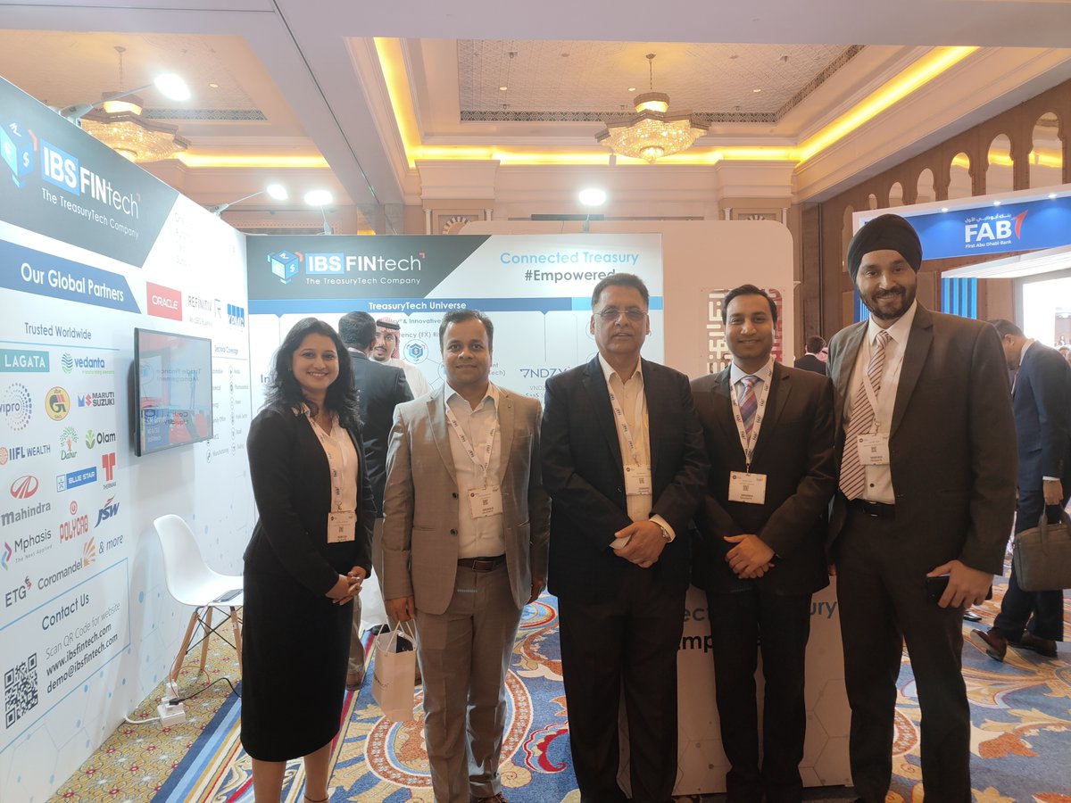 IbsfintechIndia's tweet photo. @IbsfintechIndia stamped its presence on #globalstage with its renowned #partners @Refinitiv @Oracle @KPMG at #ACTMETS.In an exclusive conversation with @cmgrover,#PunitAjani&amp; #HusamBasaddiq panel deliberated on building forward-looking #connected #treasuryecosystem #treasurytech https://t.co/5IP5mSlZXF