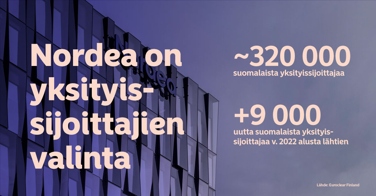 Nordean maine on parantunut yksityissijoittajien silmissä saavuttaen hyvän tuloksen <a href="/TMedia_Advisory/">T-Media</a> #luottamusmaine tutkimuksessa. <a href="/Nordea/">Nordea</a> on Suomen omistetuin osake yksityissijoittajien keskuudessa ja sijoittajien määrä on vuoden alusta kasvanut tuhansilla.