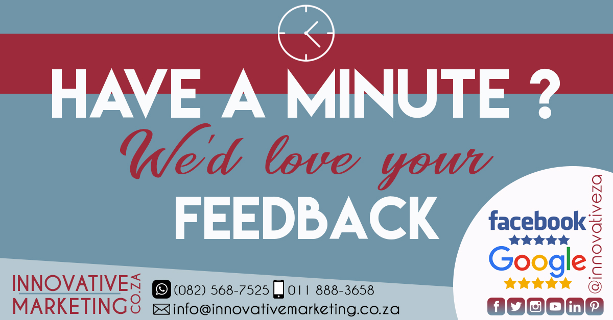 InnovativeZA's tweet photo. Please leave us your testimonial π https://t.co/xGwYvJ5pRs
#review #testimonial #haveyoursay #feedback #reviewer #reviewoftheday #bestservice #bestservices #bestserviceever #bestserviceintown #customerexperience #customerservice #customerappreciation #customersuccess https://t.co/CLa5aBQxh5