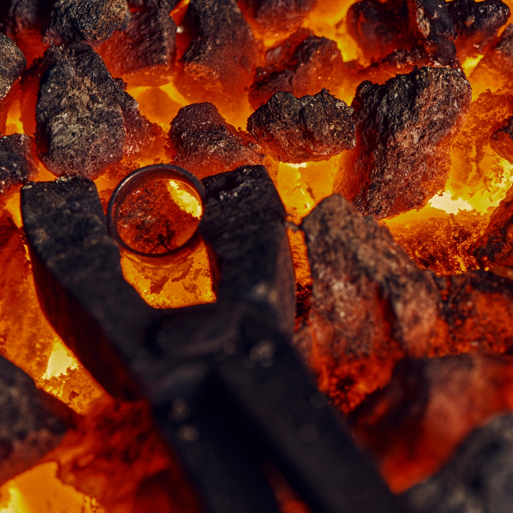 Each ring made of Damascus steel carries a unique pattern – a fingerprint that's yours alone.

Shop it here: