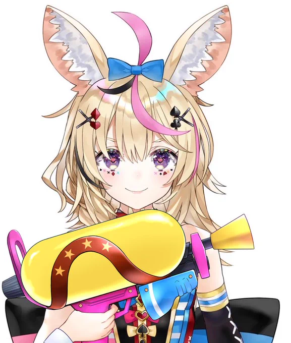 ポルポル用スプラ素材【ぽるシューター】カフス有り無し #尾丸投げ #絵まる《ギガファイル便》 
