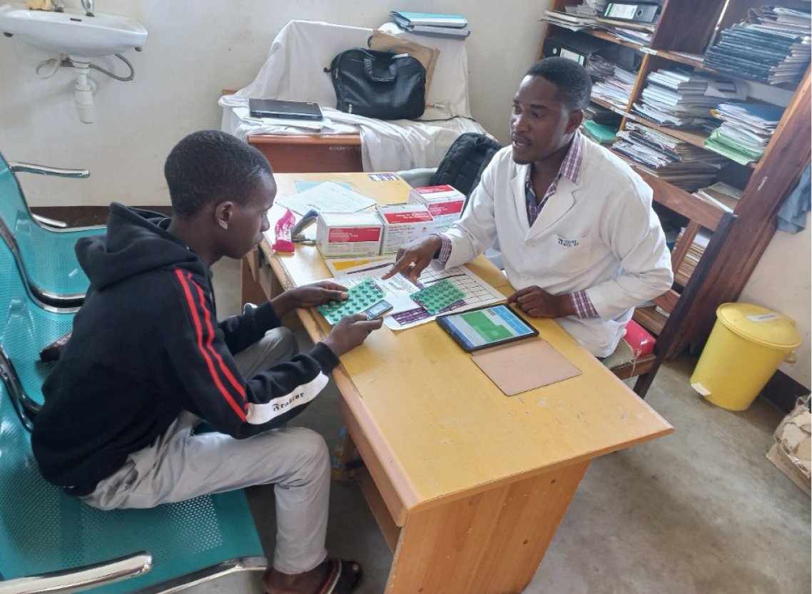 digitaladh's tweet photo. #Innovations in health programmes are moving fast &amp; health care workers are embracing it!

Michael Ng’wetelwa, #tuberculosis officer in Tanzania: “My work has become easy, all adherence data of my TB patients are easily accessible."

More: https://t.co/wgl9JRxXcX #ASCENT #EndTB https://t.co/KxEled5m5j