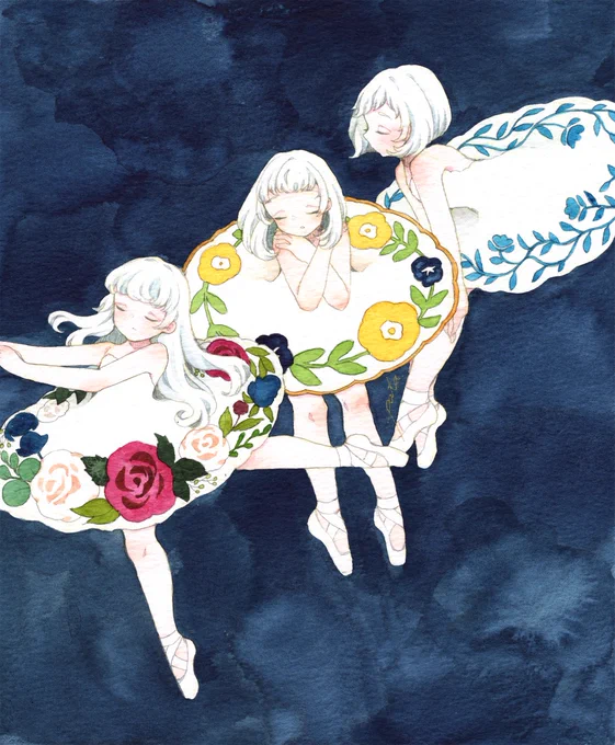 #あなたのあお色の作品を見せてくださいひんやりしみる 