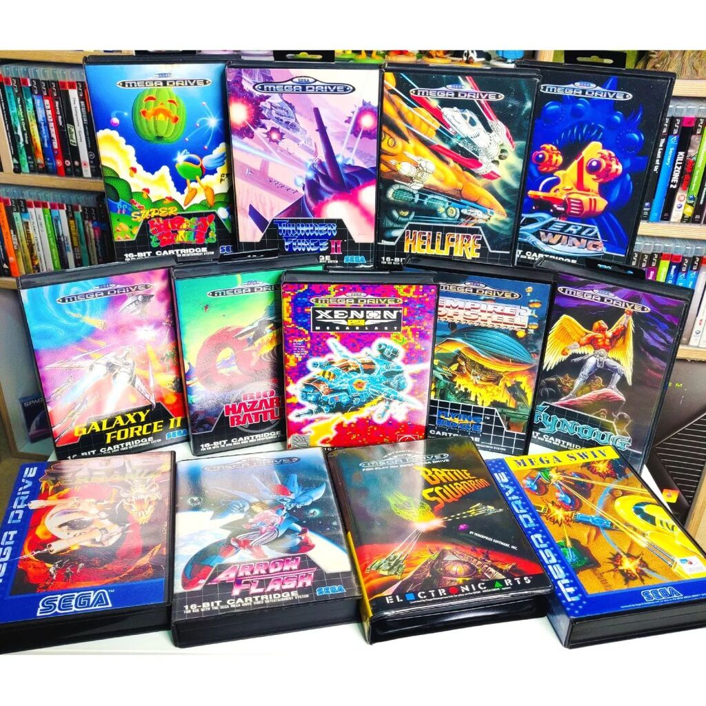 The Shmup collection is growing on the #Sega Mega Drive. There are some great titles for the genre on this #16bit console.

#retrorefresh #retrogamerboy #retrogaming #segagenesis #megadrive #shmups #shootemups instagr.am/p/CjFfTyhIChZ/