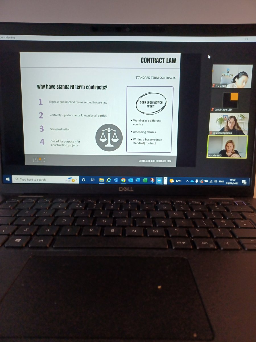 AND WE ARE OFF! Hitting contract law while everyone is still bright and breezy!